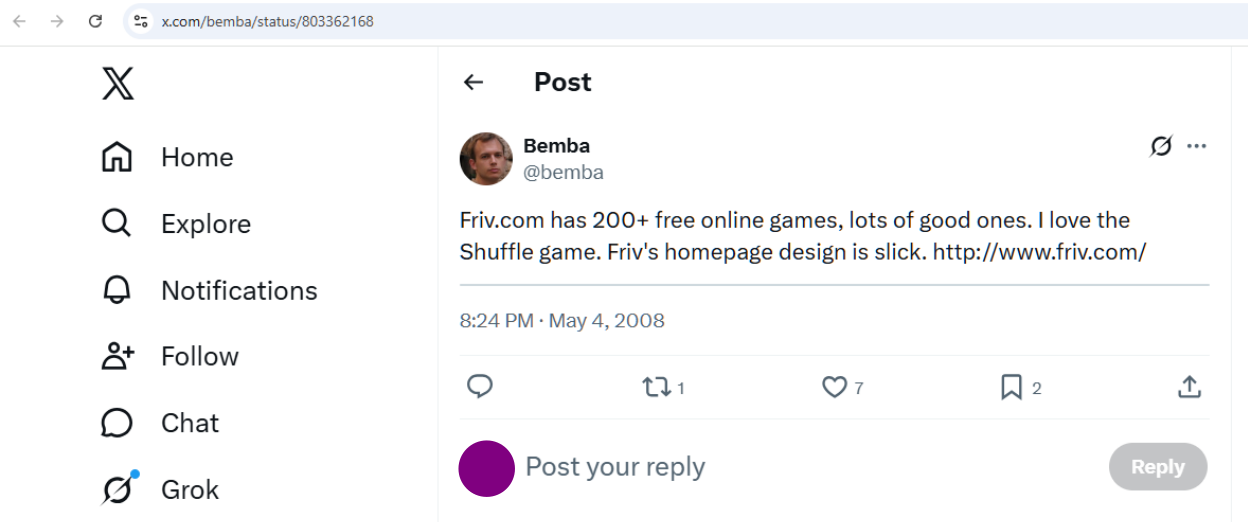 Probably the first ever Tweet / X mentioning conocimientoenaccion.pe